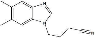  4-(5,6-dimethyl-1H-benzimidazol-1-yl)butanenitrile