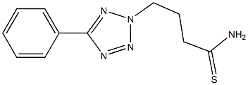 4-(5-phenyl-2H-1,2,3,4-tetrazol-2-yl)butanethioamide Structure
