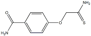 4-(carbamothioylmethoxy)benzamide Structure