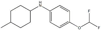  4-(difluoromethoxy)-N-(4-methylcyclohexyl)aniline