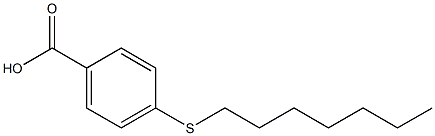 4-(heptylsulfanyl)benzoic acid Structure