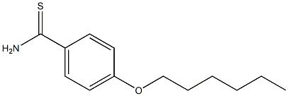 4-(hexyloxy)benzene-1-carbothioamide