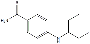 4-(pentan-3-ylamino)benzene-1-carbothioamide
