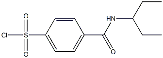 4-(pentan-3-ylcarbamoyl)benzene-1-sulfonyl chloride