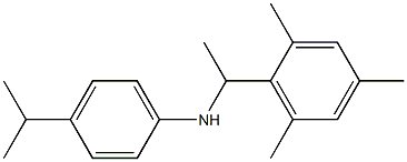 4-(propan-2-yl)-N-[1-(2,4,6-trimethylphenyl)ethyl]aniline