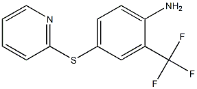 4-(pyridin-2-ylsulfanyl)-2-(trifluoromethyl)aniline Structure
