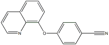 4-(quinolin-8-yloxy)benzonitrile Structure