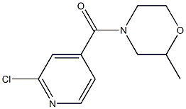  4-[(2-chloropyridin-4-yl)carbonyl]-2-methylmorpholine