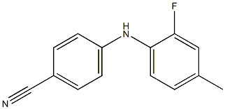 4-[(2-fluoro-4-methylphenyl)amino]benzonitrile