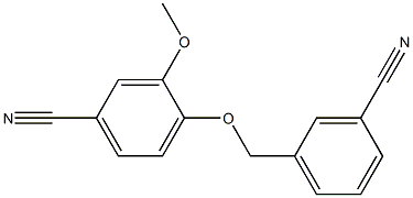 4-[(3-cyanobenzyl)oxy]-3-methoxybenzonitrile