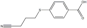  4-[(3-cyanopropyl)sulfanyl]benzoic acid