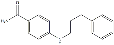 4-[(3-phenylpropyl)amino]benzamide