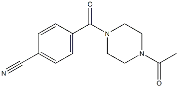 4-[(4-acetylpiperazin-1-yl)carbonyl]benzonitrile