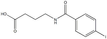  4-[(4-iodophenyl)formamido]butanoic acid
