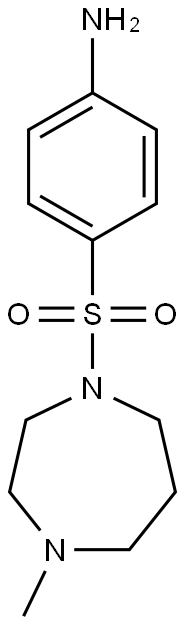  4-[(4-methyl-1,4-diazepane-1-)sulfonyl]aniline