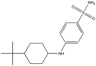 4-[(4-tert-butylcyclohexyl)amino]benzene-1-sulfonamide Structure