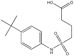  4-[(4-tert-butylphenyl)sulfamoyl]butanoic acid