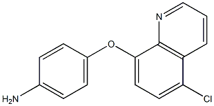  4-[(5-chloroquinolin-8-yl)oxy]aniline
