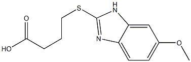  4-[(6-methoxy-1H-1,3-benzodiazol-2-yl)sulfanyl]butanoic acid