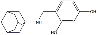 4-[(adamantan-1-ylamino)methyl]benzene-1,3-diol