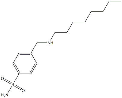 4-[(octylamino)methyl]benzene-1-sulfonamide 结构式