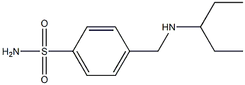 4-[(pentan-3-ylamino)methyl]benzene-1-sulfonamide