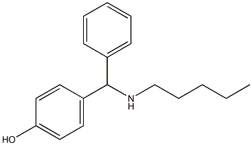 4-[(pentylamino)(phenyl)methyl]phenol