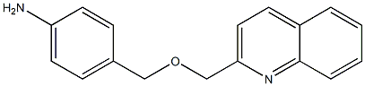 4-[(quinolin-2-ylmethoxy)methyl]aniline