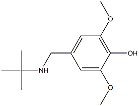 4-[(tert-butylamino)methyl]-2,6-dimethoxyphenol Structure