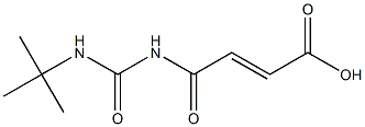 4-[(tert-butylcarbamoyl)amino]-4-oxobut-2-enoic acid Structure