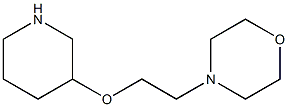 4-[2-(piperidin-3-yloxy)ethyl]morpholine