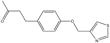  4-[4-(1,3-thiazol-4-ylmethoxy)phenyl]butan-2-one