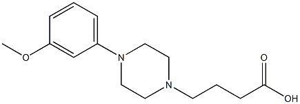  4-[4-(3-methoxyphenyl)piperazin-1-yl]butanoic acid