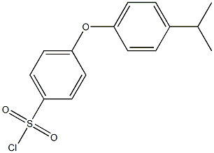 4-[4-(propan-2-yl)phenoxy]benzene-1-sulfonyl chloride