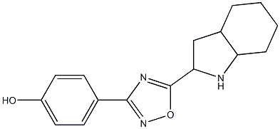 4-[5-(octahydro-1H-indol-2-yl)-1,2,4-oxadiazol-3-yl]phenol