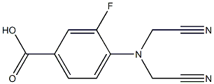  4-[bis(cyanomethyl)amino]-3-fluorobenzoic acid