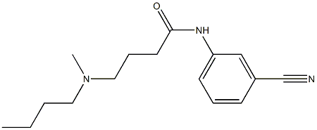 4-[butyl(methyl)amino]-N-(3-cyanophenyl)butanamide