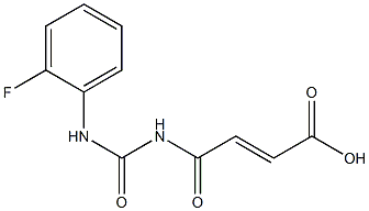  4-{[(2-fluorophenyl)carbamoyl]amino}-4-oxobut-2-enoic acid