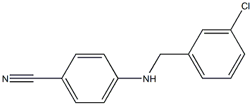  4-{[(3-chlorophenyl)methyl]amino}benzonitrile
