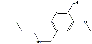  4-{[(3-hydroxypropyl)amino]methyl}-2-methoxyphenol