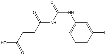 4-{[(3-iodophenyl)carbamoyl]amino}-4-oxobutanoic acid
