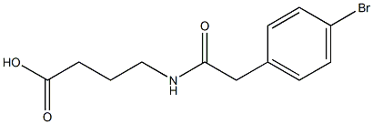 4-{[(4-bromophenyl)acetyl]amino}butanoic acid