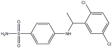 4-{[1-(2,5-dichlorophenyl)ethyl]amino}benzene-1-sulfonamide