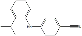 4-{[2-(propan-2-yl)phenyl]amino}benzonitrile