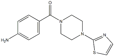  4-{[4-(1,3-thiazol-2-yl)piperazin-1-yl]carbonyl}aniline