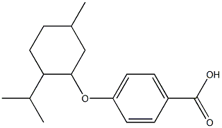4-{[5-methyl-2-(propan-2-yl)cyclohexyl]oxy}benzoic acid