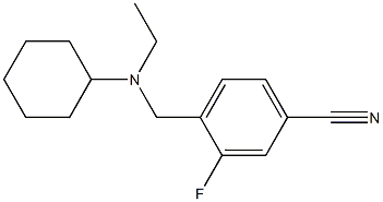  4-{[cyclohexyl(ethyl)amino]methyl}-3-fluorobenzonitrile