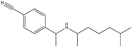  4-{1-[(6-methylheptan-2-yl)amino]ethyl}benzonitrile