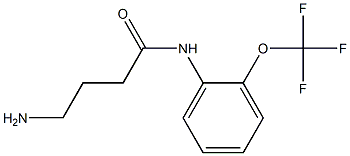  4-amino-N-[2-(trifluoromethoxy)phenyl]butanamide