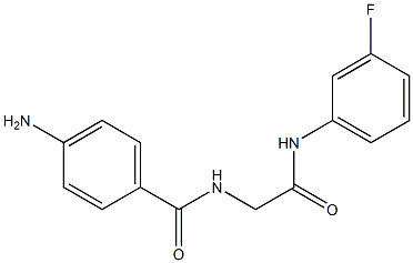 4-amino-N-{2-[(3-fluorophenyl)amino]-2-oxoethyl}benzamide